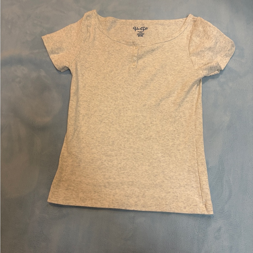 Brandy Melville Gray Short Sleeve Top
